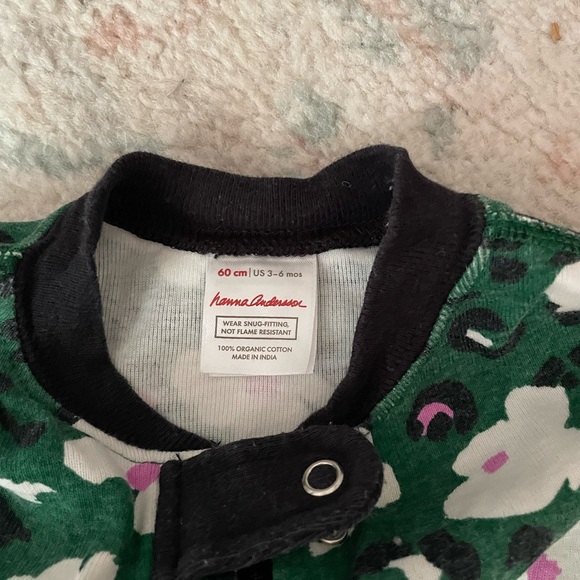 Hanna Andersson Floral One Piece Size 3-6 months - Picture 3 of 5